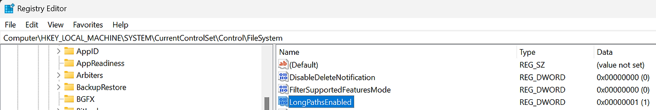 Registry Editor Image