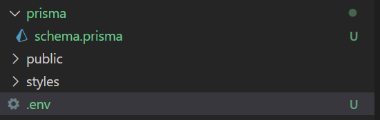 Schema and .env files