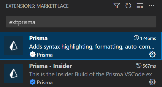 VSCode extension